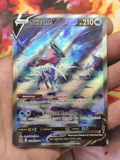 Pokemon karty tcg Original Vzácný Alt Art SUICUNE V Crown Zenith Aukro