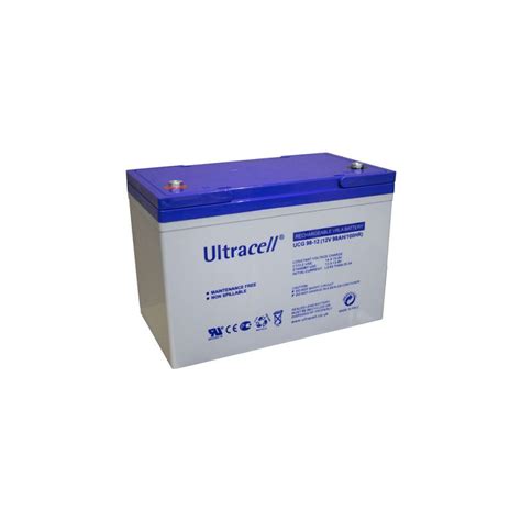 Batería GEL 12V 98Ah Ultracell UCG 98 12 Tecsol Energy