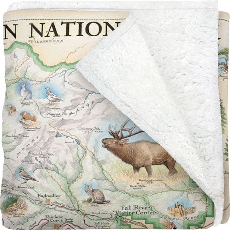 Blanket Rmnp Xplorer Map Rocky Mountain Conservancy