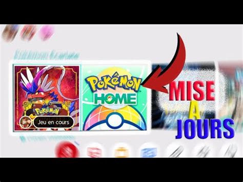 NOUVELLE MISE A JOURS DISPONIBLE 1 3 1 POKEMON HOME RAID GOUPELIN