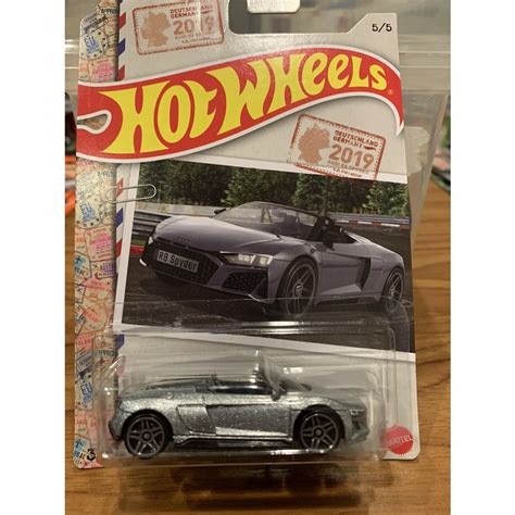 熱狗本舖 風火輪 HOT WHEELS 奧迪 AUDI R SPYDE 敞篷 限量 普卡 蝦皮購物