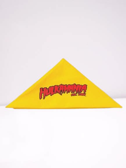 Yellow Hulkamania Bandana Hogans Beach Shop