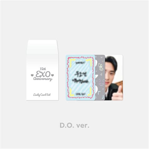 Secured Exo D O Th Anniversary Md Lucky Card Set Doh Kyungsoo