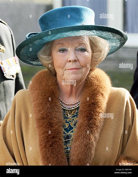 The Dutch Queen Beatrix Is Pictured During The Reception For German