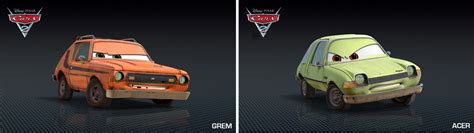 Pixar Corner: Cars 2 Character Profiles: Grem and Acer