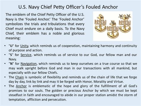 The Chief Petty Officer | Chief petty officer, Navy chief petty officer ...