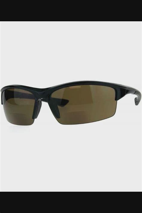 Mens Baseball Half Rim Warp Sunglasses With Bifocal Reading Lenses Brown Ce18d8qs693 Video