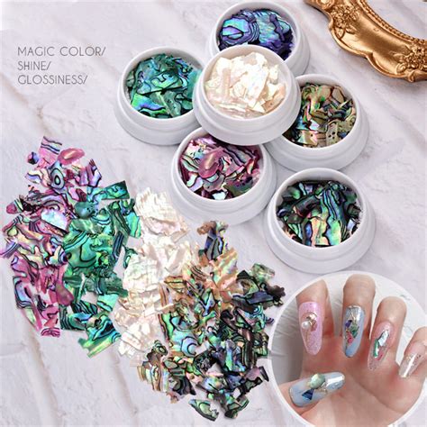 Irregular Shell Decoration Nail Art Sequin Beautiful Ultrathin Japanese