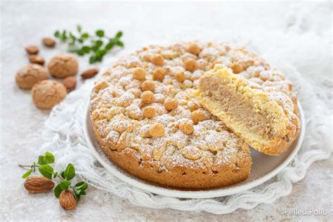 Sbriciolata Con Ricotta Amaretti E Mandorle Golosa E Semplice