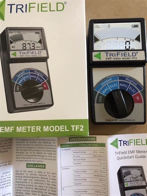 Trifield Emf Meter Model Tf Made In Usa