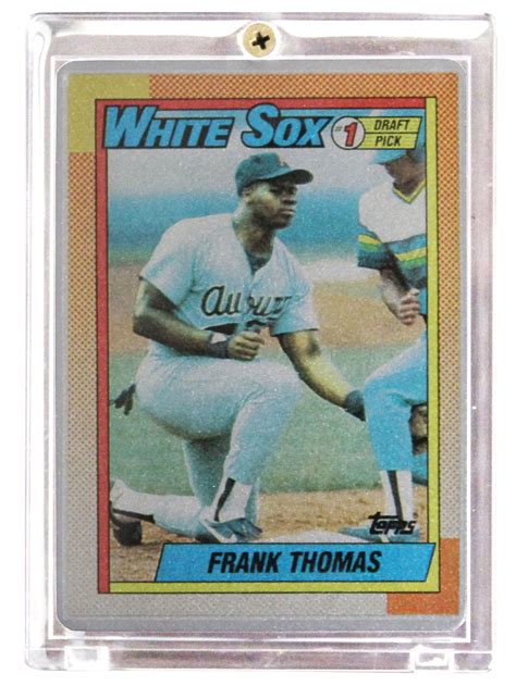 Frank Thomas Topps The Keeper Series Metal Rookie Baseball Card D