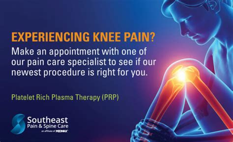 Platelet Rich Plasma Therapy Prp Southeast Pain And Spine Care