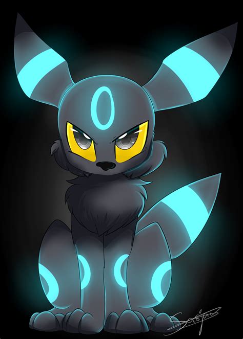 Shiny Umbreon by Sharkdoggo on DeviantArt