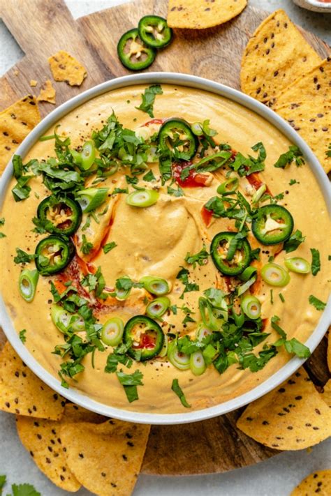 Vegan Jalapeño Butternut Squash Queso Ambitious Kitchen