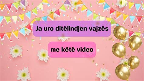 Urim Për Ditëlindjen E 🎀vajzës🎀 Nga Mami💎 Youtube