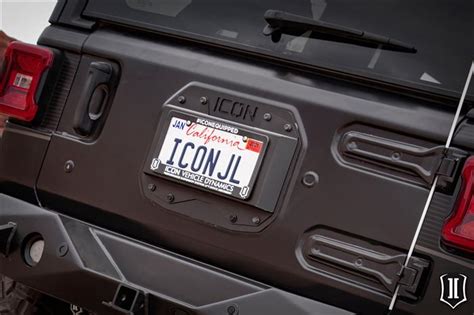 ICON Impact Armor 2018 Up Jeep Wrangler JL Spare Tire Delete Icon