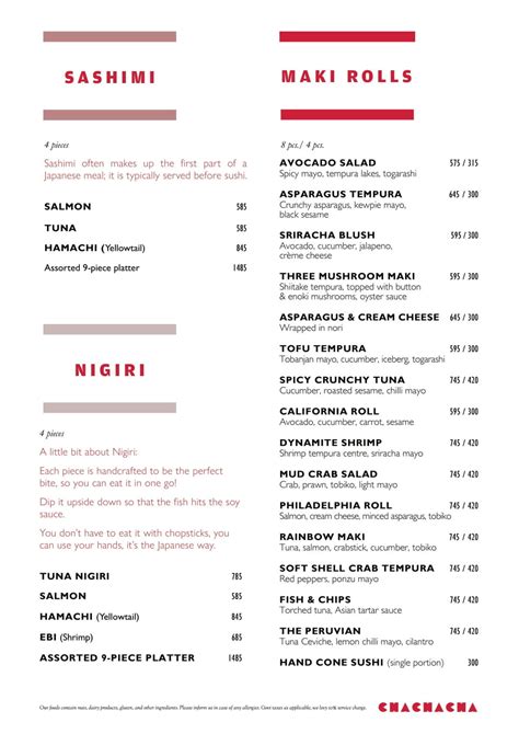 Cha Cha Cha Menu Menu For Cha Cha Cha Phoenix Market City Mall Whitefield Bengaluru