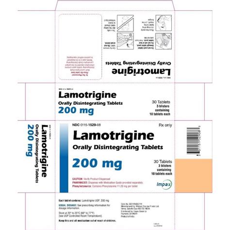 Lamotrigine Odt 200mg Rx Products