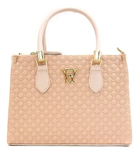 Bolso de mano y lateral Matalassê Classic para mujer herrajes dorado color nude correa para
