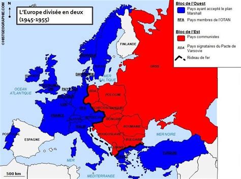 Carte Europe Carte De Leurope Apres La Guerre