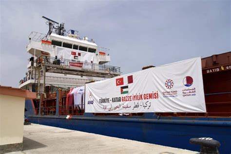 Aid Ship Sent By Qffd For Gaza Docks In Egypt S El Arish Port Read