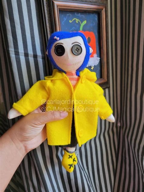 Coraline Doll Coraline Doll Mini Me Spooky Dolls Halloween | Etsy