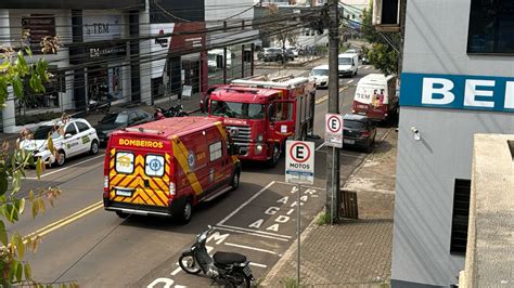 Bombeiros são chamados para combater princípio de incêndio PP News FB