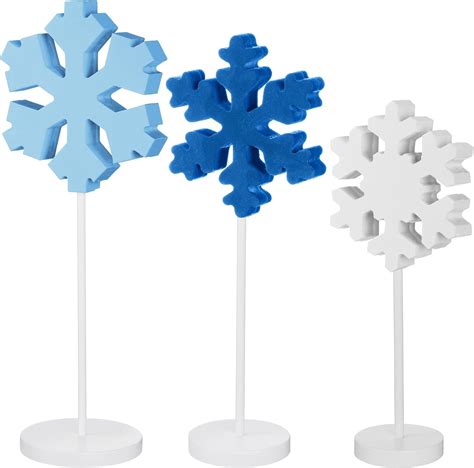 Amazon Bucherry 12 Pcs Christmas Wooden Snowflake Decor Winter