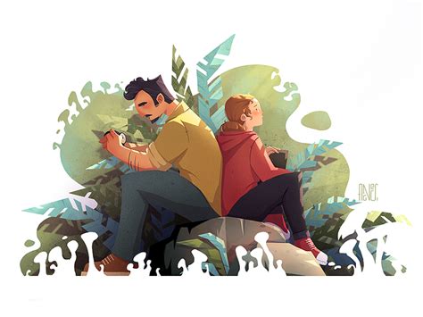 Joel and Ellie by Agnieszka Olearczyk for Fireart Studio on Dribbble