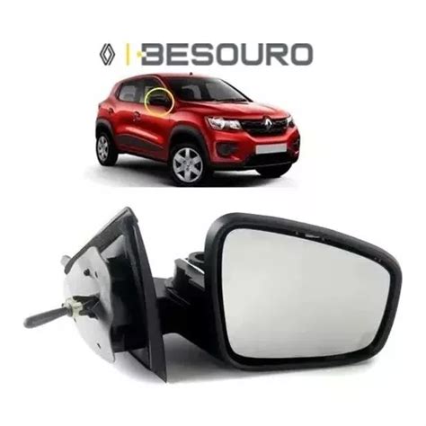 Retrovisor Manual Direito Renault Kwid 2017 2020 Original