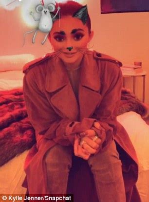 Kylie Jenner Wears A Nude Bodysuit For Date With Tyga Daily Mail Online