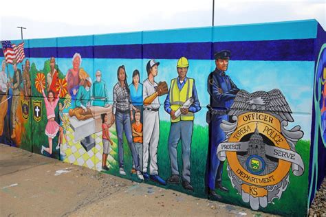 Topeka Police Department Mural nears finish | KSNT News