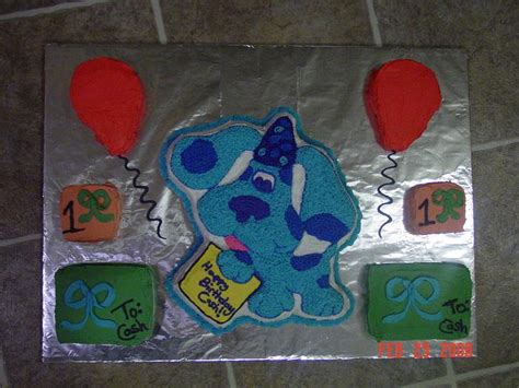 Blue's Clues Cake - Decorated Cake by Michelle - CakesDecor