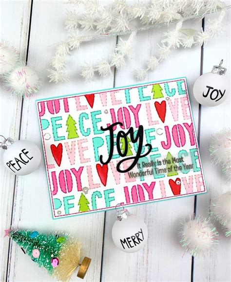 Elevating Your Stencils With Stitching My Favorite Things Joy Peace