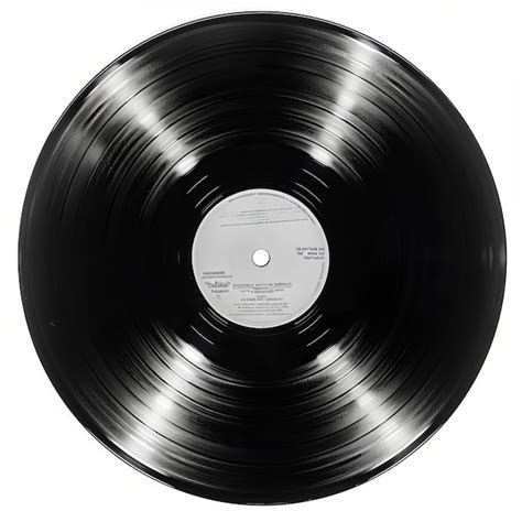 Premium Photo Black Vinyl Record Isolated On White Background