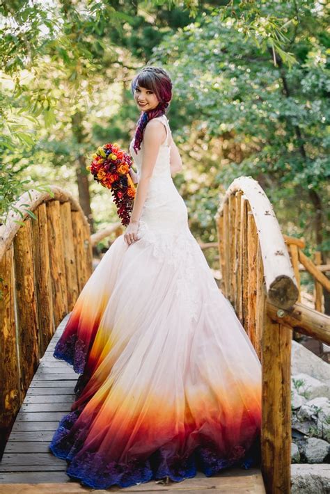 Colorful Ombre Wedding Popsugar Love And Sex Photo 55