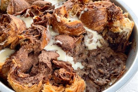 Air Fryer Milo Croissant Bread And Butter Pudding Recipe Celebsnow