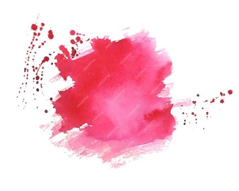 Free Vector Abstract Red Watercolor Liquid Splatter Texture Background