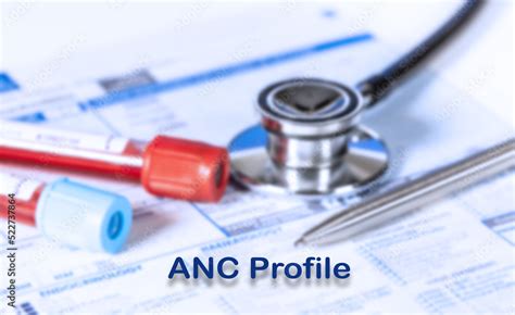 Anc Profile Testing Medical Concept Checkup List Medical Tests With