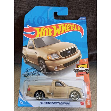 Hot Wheels 99 Ford F 150 SVT Lightning Shopee Brasil
