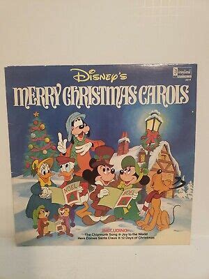 Disney S Merry Christmas Carols Lp Good Vg Walt Disney