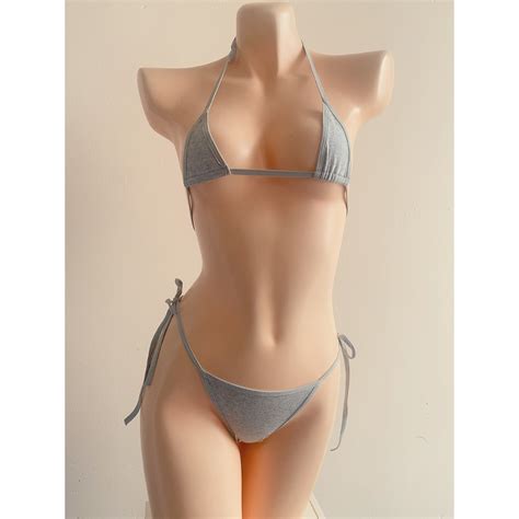 BK029 Bộ đồ lót lọt khe bikini hai mảnh bốc lửa vải lụa mềm KELLY WANG Shopee Việt Nam