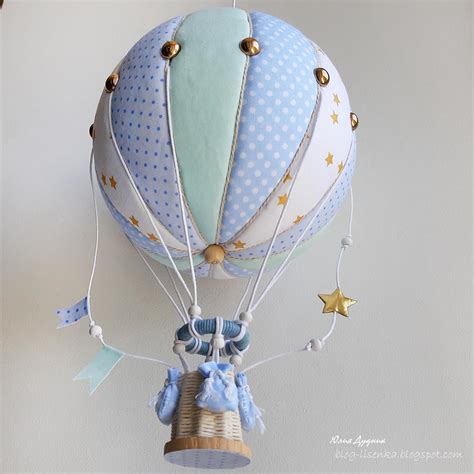 Hot Air Balloon Model Textile Hot Air Balloon Baby Hot Air Balloon Mobile Decorative Hot Air