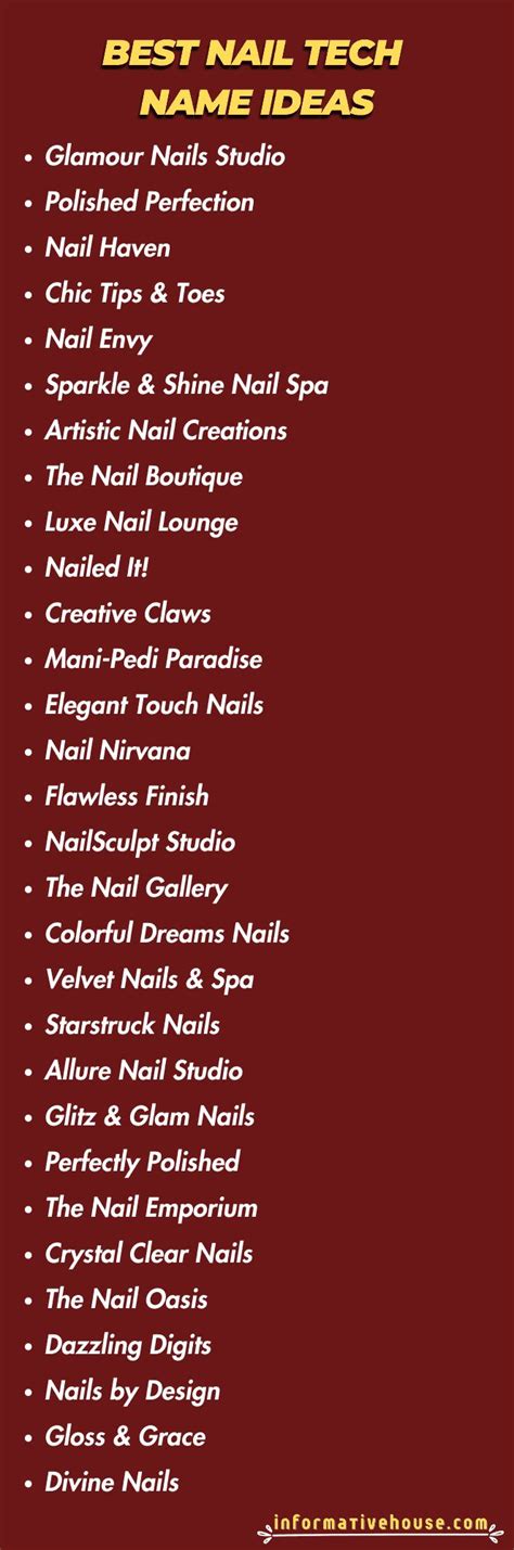 Stand Out With These Nail Tech Name Ideas