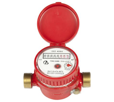Single Jet Dry Type Hot Brass Body With Pulsed Water Meter Meter And Water Meter