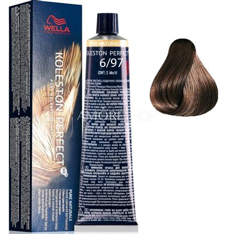 Профессиональная краска для волос Wella Koleston Perfect 6/97 (темный ...