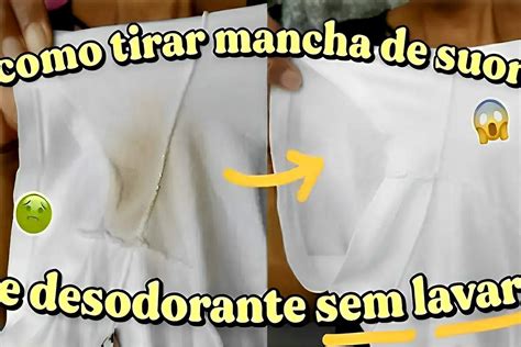 Como Tirar Manchas De Desodorante Das Roupas E Cheiro De Suor 2