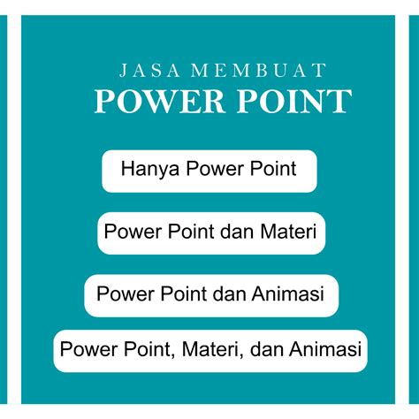 Jual Jasa Membuat Ppt Atau Power Point Shopee Indonesia