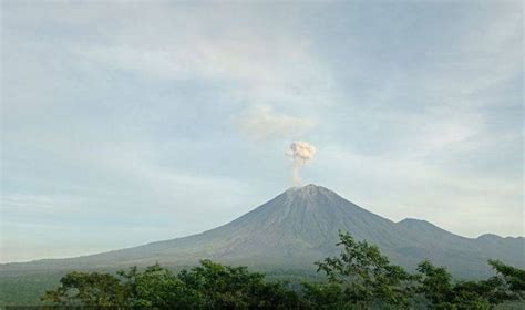 Berstatus Siaga Gunung Semeru Masih Keluarkan Letusan