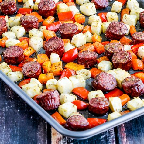 Sheet Pan Sausage And Veggies Kalyns Kitchen